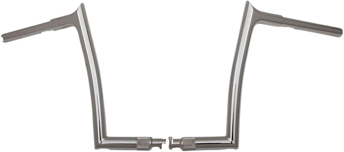 908012 - Fat Baggers Inc. 1-1/4" EZ Install Pointed Top Handlebar For Harley Davidson FLHRXS 1750 2018 30.5 cm (12") - Chrome
