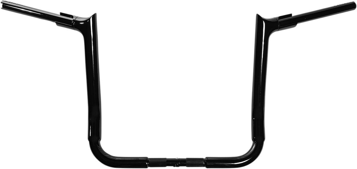 805014-B - Fat Baggers Inc. 1-1/2" EZ Install Pointed Top Handlebar For Harley Davidson FLHT 1750 2019-2020 35.5 cm (14") - Black