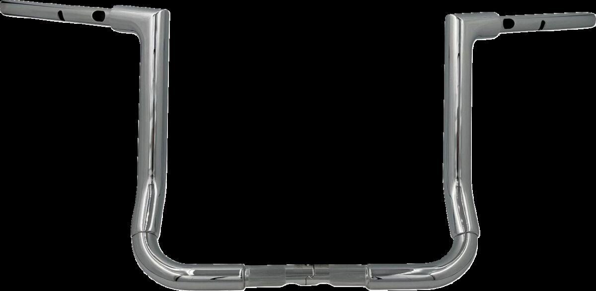 645014 - Fat Baggers Inc. 1-1/2" EZ Install Flat Top Handlebar For Harley Davidson FLHX 1923 2024-2025 - Chrome