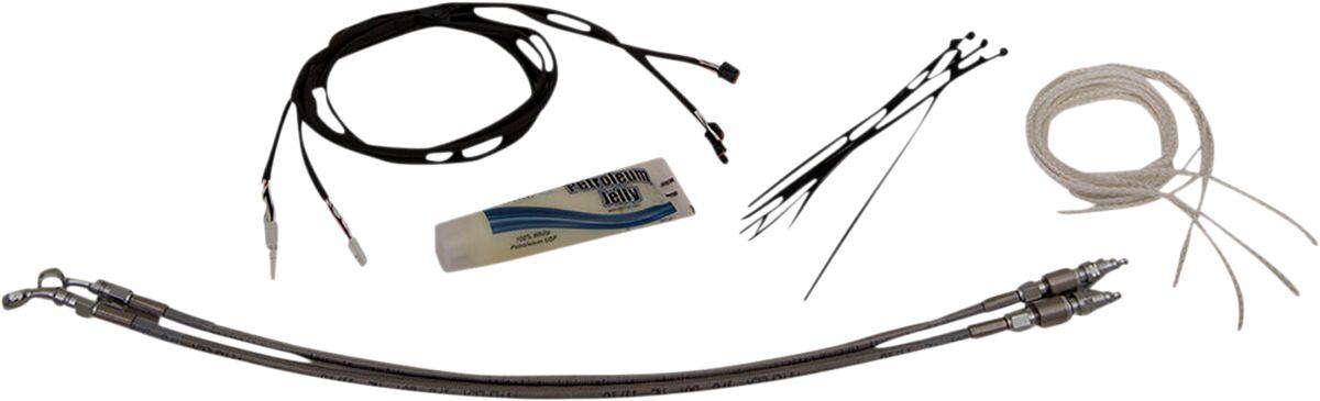 109614 - Fat Baggers Inc. Control Installation Kit For Harley Davidson FLHRXS 1750 2018 35.5 - 40.5 cm (14" - 16") - Chrome