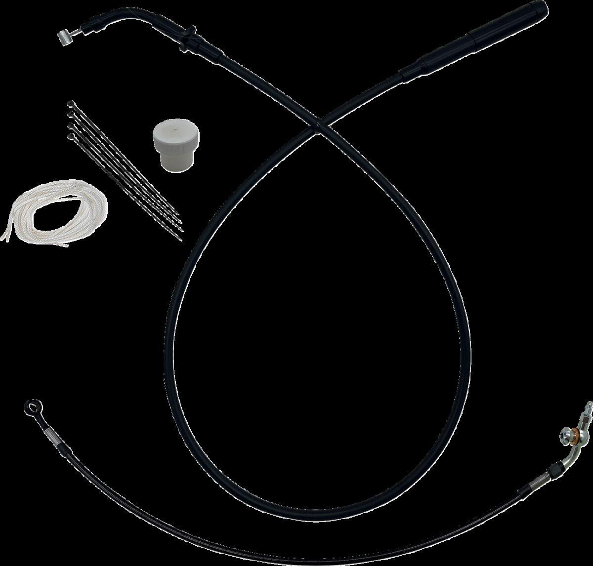 149914-B - Fat Baggers Inc. EZ Install Kit For Harley Davidson FLHX 1923 2024-2025 35.5 cm (14") - Black