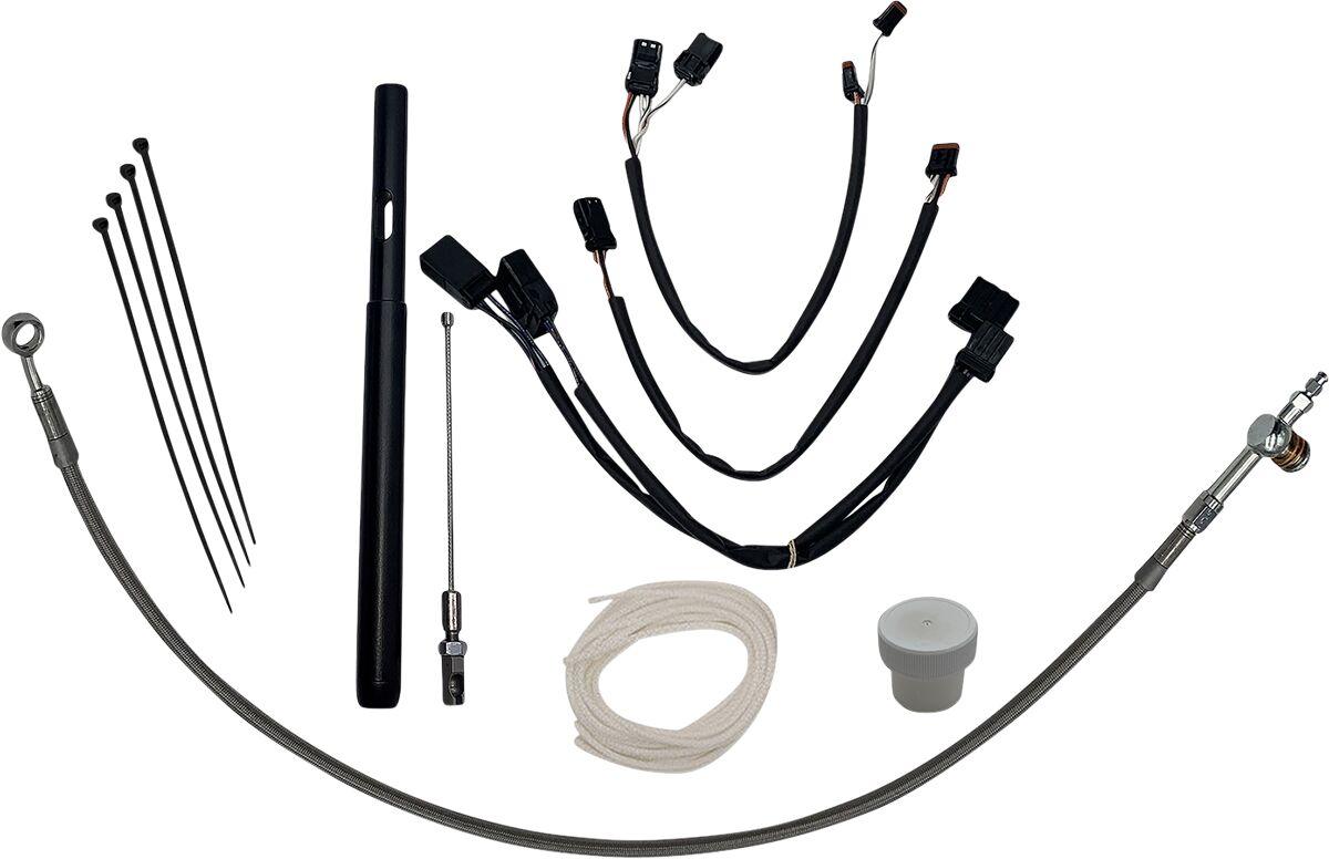 109516 - Fat Baggers Inc. Control Installation Kit For Harley Davidson FLH 1868 2021 40.5 cm (16") - Chrome