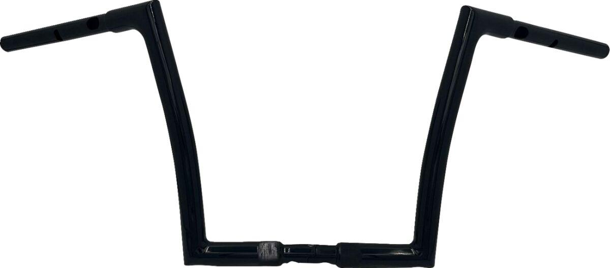 748012-B - Fat Baggers Inc. 1-1/4" EZ Install Flat Top Handlebar For Harley Davidson FLHX 1923 2024-2025 - Black