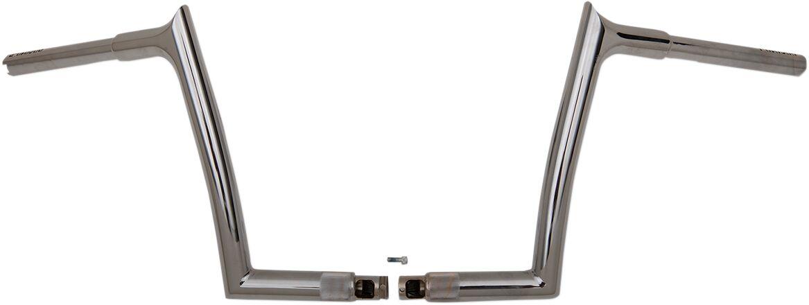 906010 - Fat Baggers Inc. 1-1/4" EZ Install Pointed Top Handlebar For Harley Davidson FLTRK 1868 2021-2022 25.5 cm (10") - Chrome