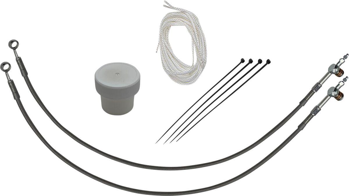 109712 - Fat Baggers Inc. Control Installation Kit For Harley Davidson FLHTCUSE3 1800 2008 30.5 cm (12") - Chrome