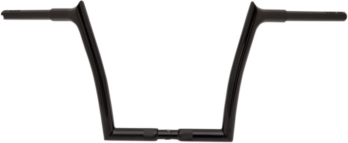 908012-B - Fat Baggers Inc. 1-1/4" EZ Install Pointed Top Handlebar For Harley Davidson FLHRXS 1750 2018 30.5 cm (12") - Black