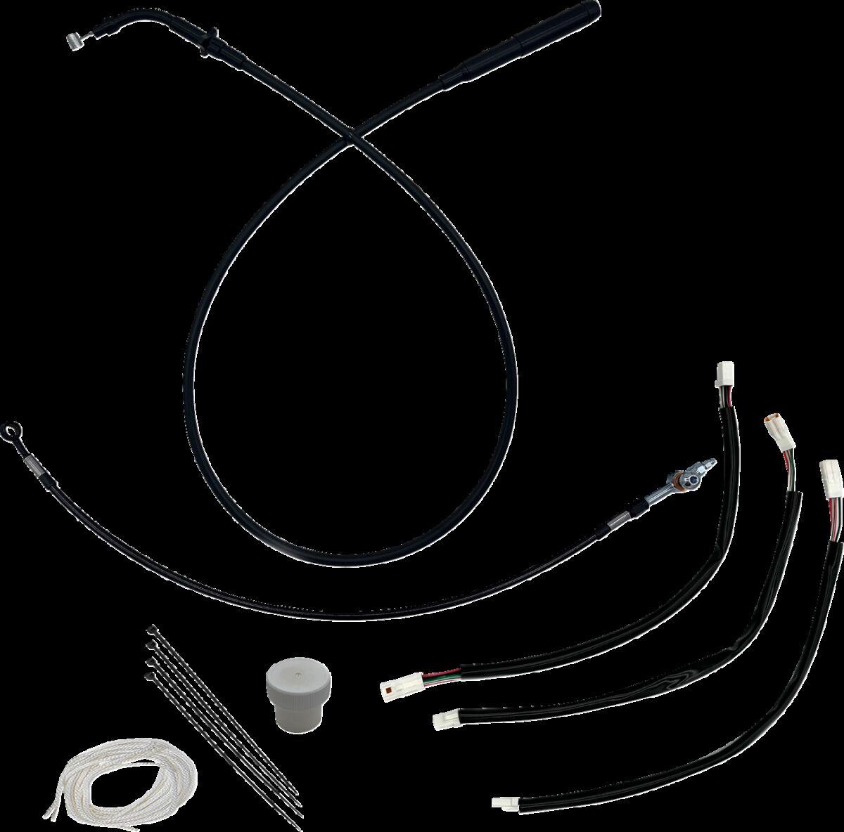 149012-B - Fat Baggers Inc. EZ Install Kit For Harley Davidson FLHX 1923 2024-2025 30.5 cm (12") - Black