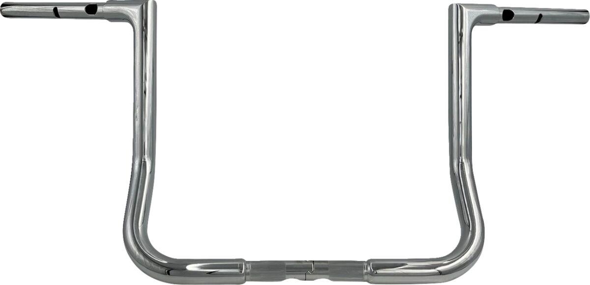 745014 - Fat Baggers Inc. 1-1/4" EZ Install Flat Top Handlebar For Harley Davidson FLHX 1923 2024-2025 - Chrome