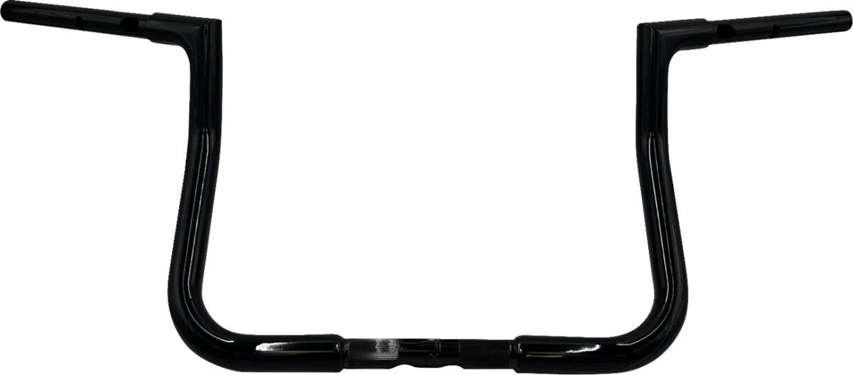 745011-B - Fat Baggers Inc. 1-1/4" EZ Install Flat Top Handlebar For Harley Davidson FLHX 1923 2024-2025 - Black