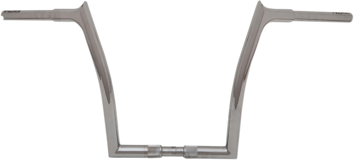 908014 - Fat Baggers Inc. 1-1/4" EZ Install Pointed Top Handlebar For Harley Davidson FLHRXS 1750 2018 35.5 cm (14") - Chrome
