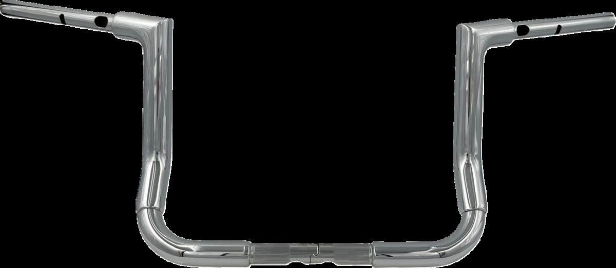 645012 - Fat Baggers Inc. 1-1/2" EZ Install Flat Top Handlebar For Harley Davidson FLHX 1923 2024-2025 - Chrome