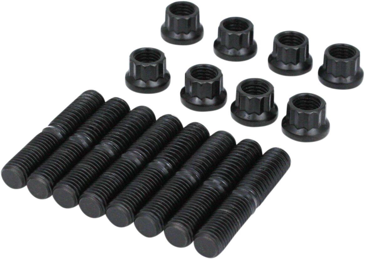 3037 - Feuling Parts Rocker Arm Shaft Stud & Nut Kit For Harley Davidson FLDE 1750 2018-2020 - Black