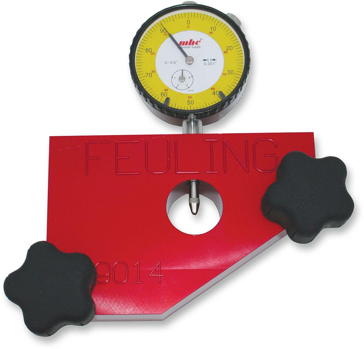 9014 - Feuling Parts M8 Crankshaft Runout Measuring Tool For Harley Davidson FLDE 1750 2018-2020 - Red