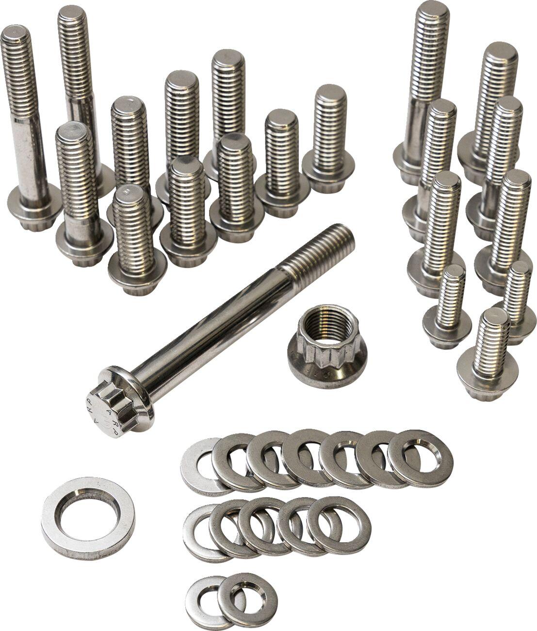 3124 - Feuling Parts Dress Up Chassis/Trim Fastener Kit For Harley Davidson XL 1200 C 1996-2003 - Silver