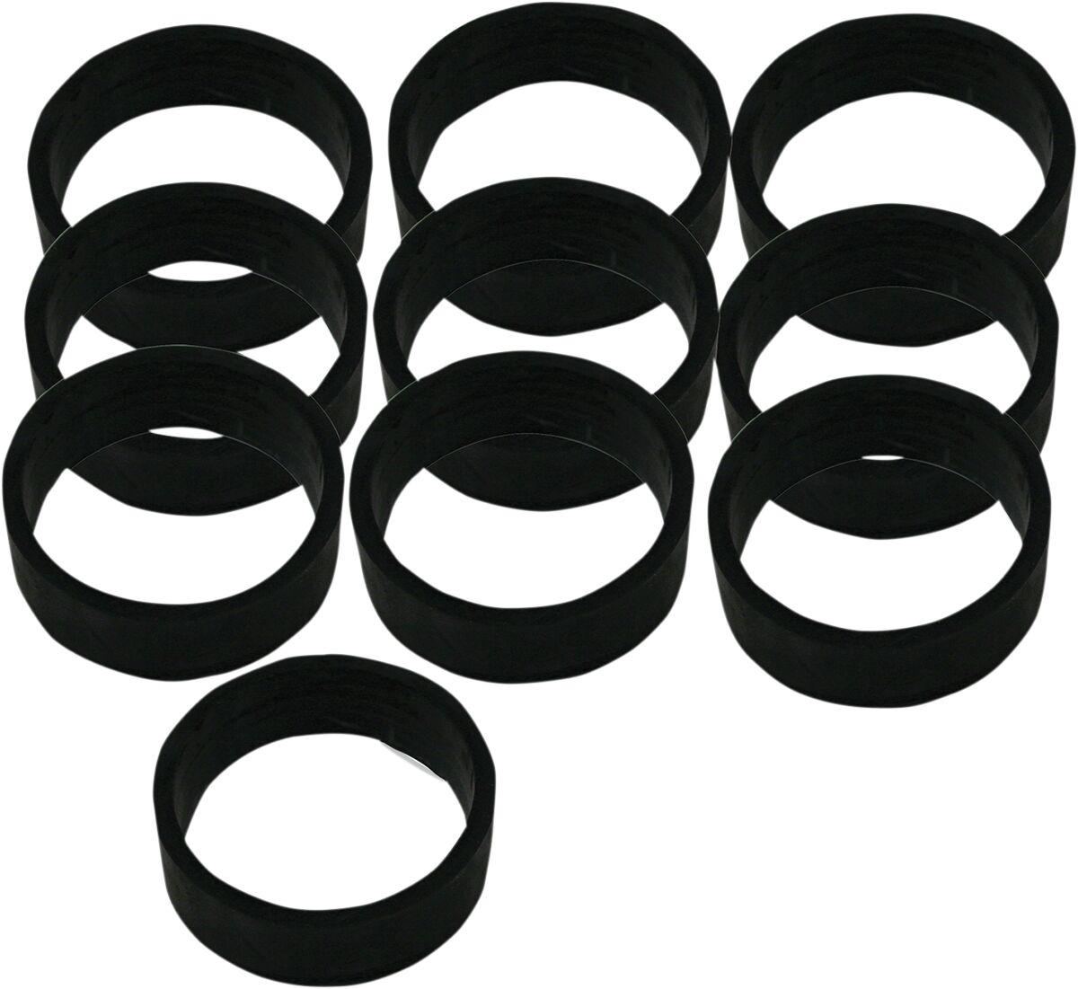 16-0245 - S&S Cycle Rubberband Seals for Intake Manifold For Harley Davidson FLH 1200 1979-1980 - Black