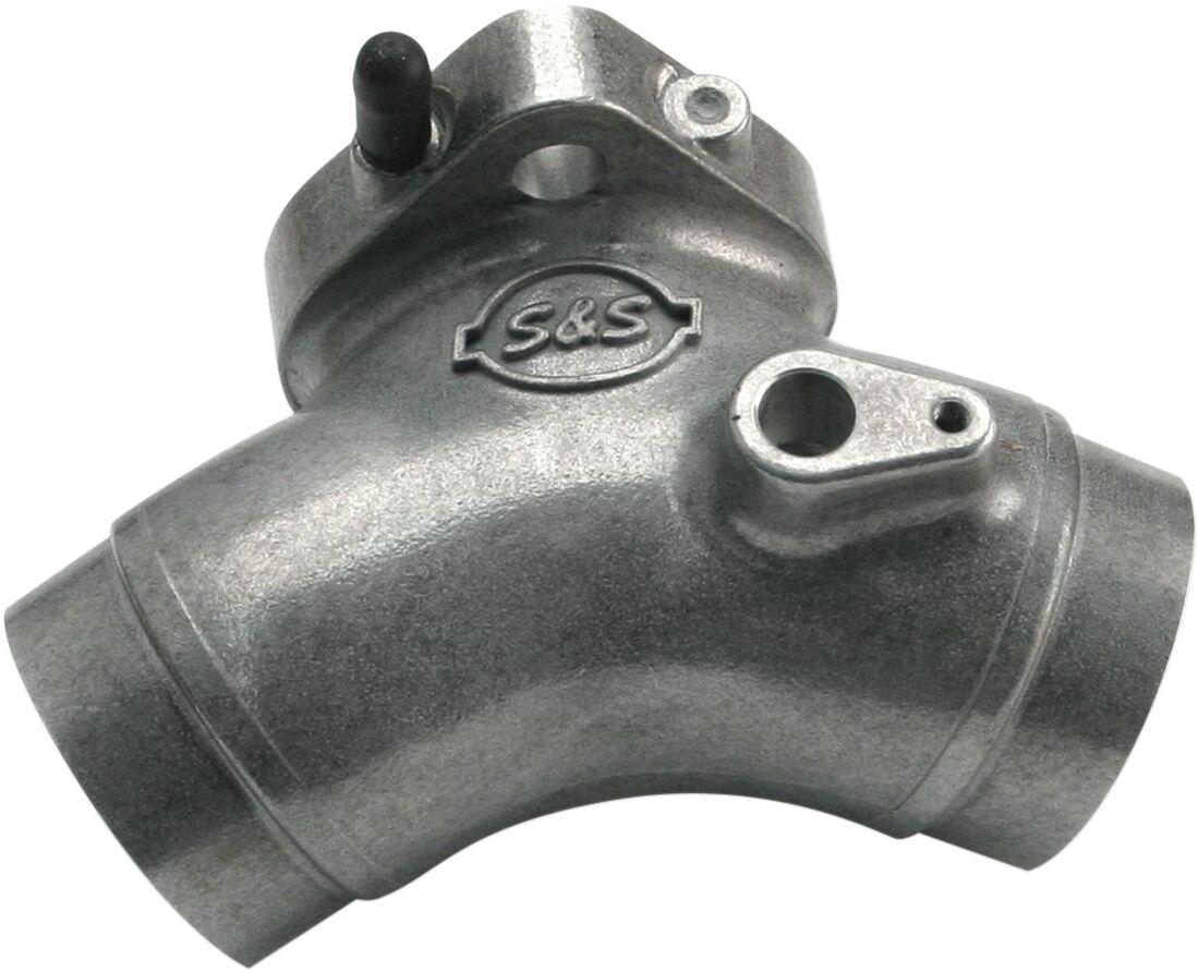 160-1718 - S&S Cycle Flange Mount Intake Manifold For Harley Davidson FLD 1690 2012-2013 - Silver