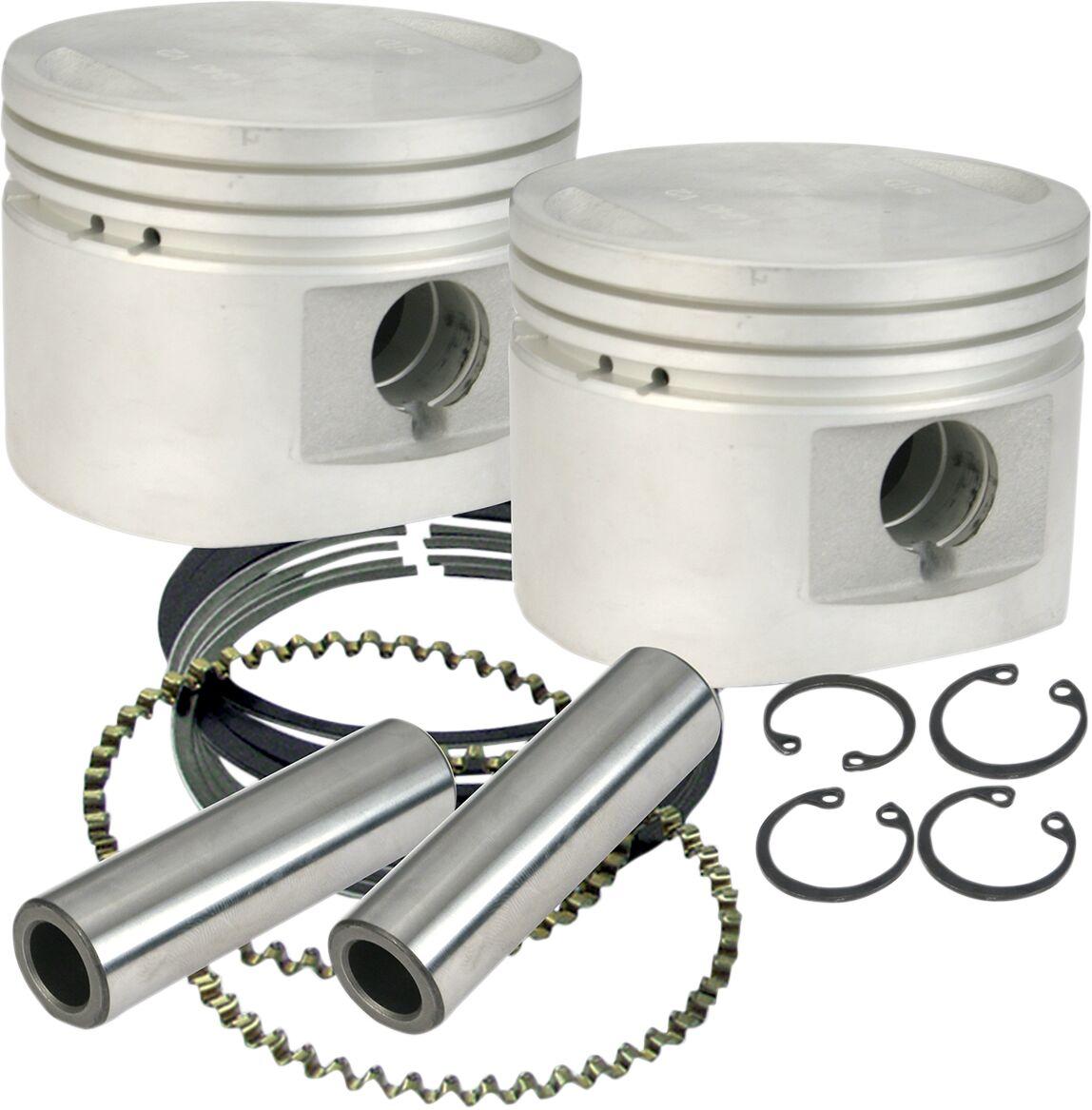 920-0015 - S&S Cycle Piston Kit for S&S Motors For Harley Davidson FLHR 1340 1994-1998 Standard