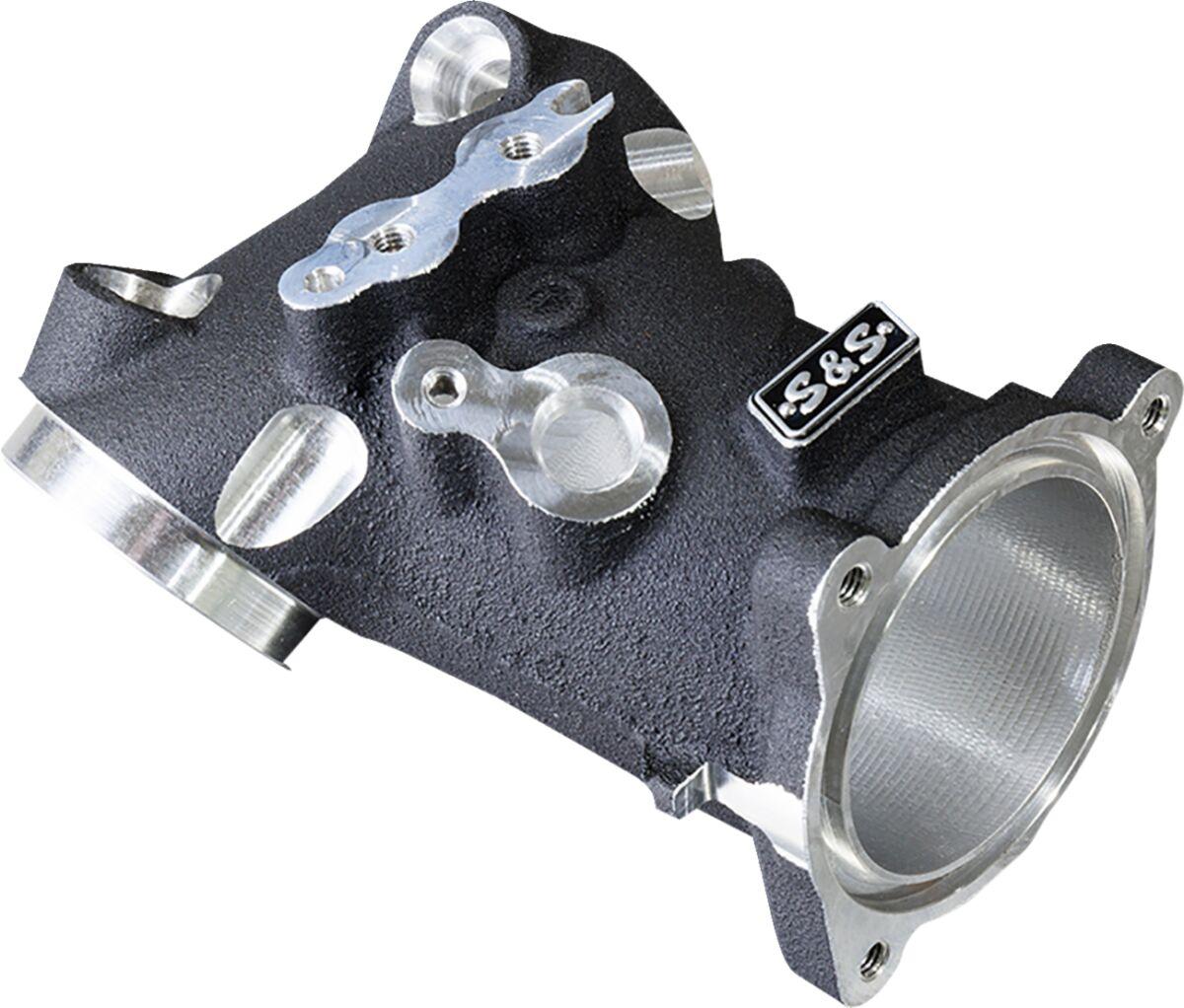 160-0276 - S&S Cycle 55mm Performance Intake Manifold For Harley Davidson FLDE 1750 2018-2020 - Black
