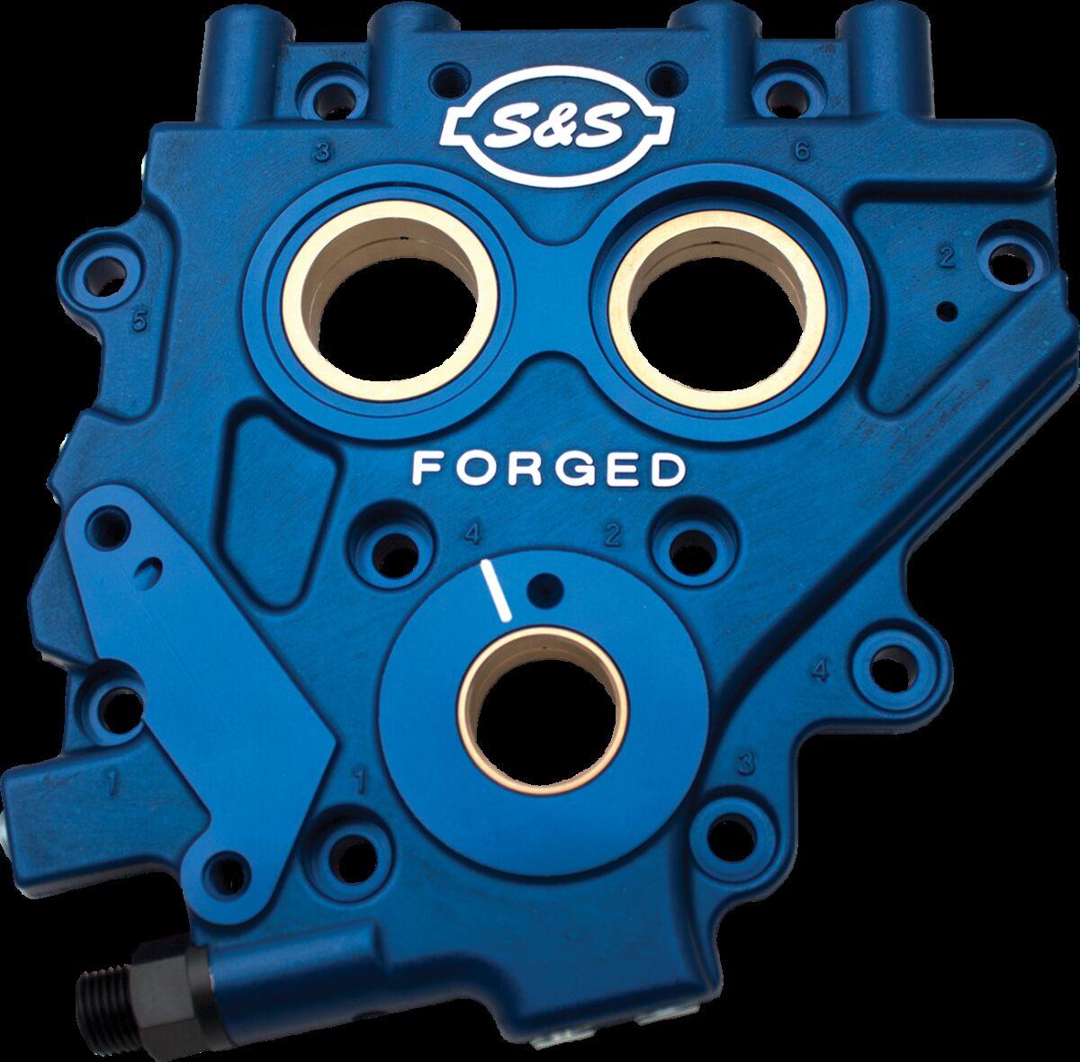 310-0625 - S&S Cycle TC3 Cam Support Plate For Harley Davidson FLD 1690 2012-2013 - Blue