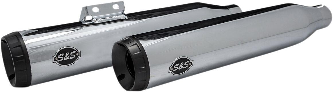 550-0826 - S&S Cycle Grand National Silencers For Harley Davidson FLDE 1750 2018-2020 Right