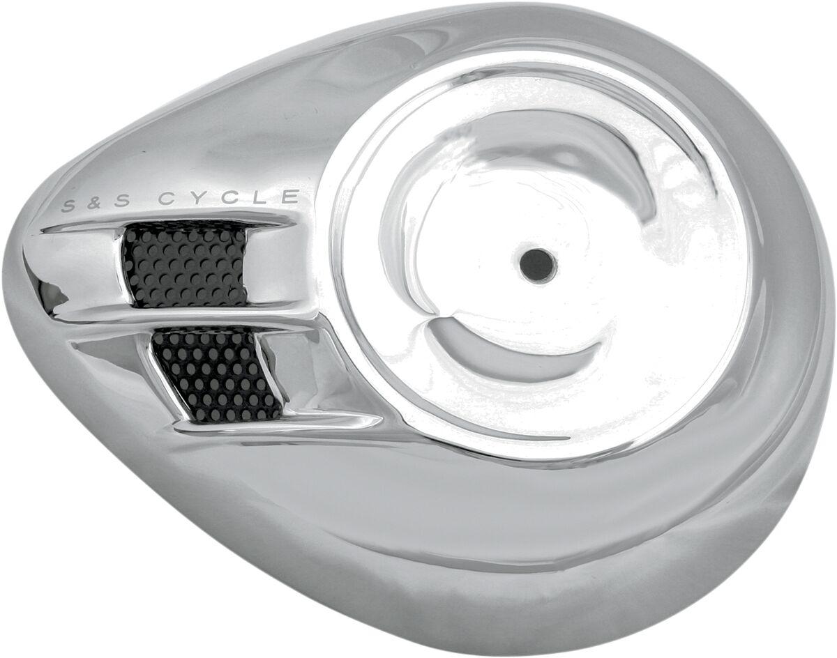170-0118 - S&S Cycle Stealth Air Cleaner Cover For Harley Davidson FLD 1690 2012-2013 - Chrome