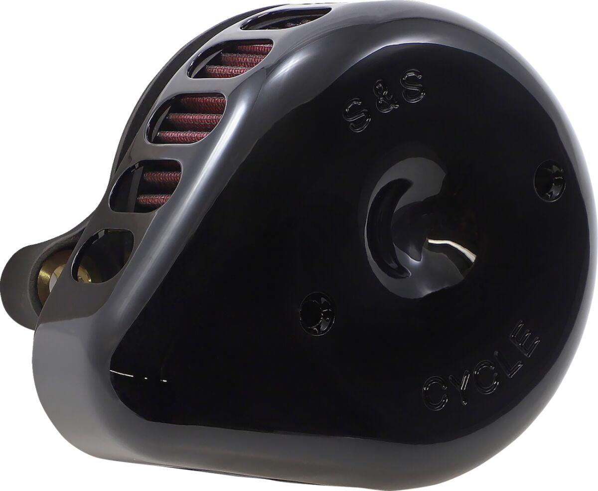 170-0436C - S&S Cycle Mini Teardrop Stealth Air Cleaner Kit For Harley Davidson FLDE 1750 2018-2020 - Black
