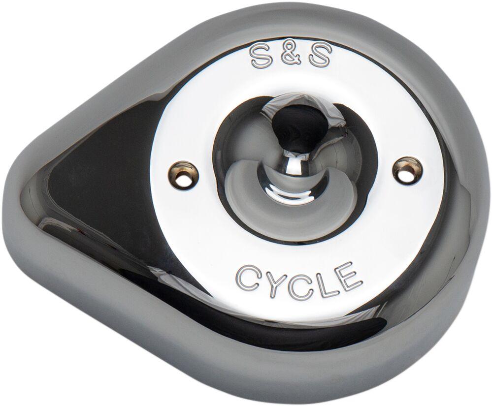 170-0530 - S&S Cycle Stealth Teardrop Air Cleaner Cover For Harley Davidson FLDE 1750 2018-2020 - Chrome