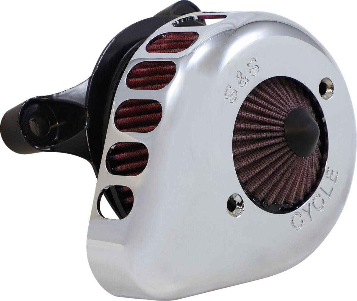 170-0719A - S&S Cycle Air Stinger Stealth Air Cleaner Kit For Harley Davidson FLHR 1584 2008 - Chrome