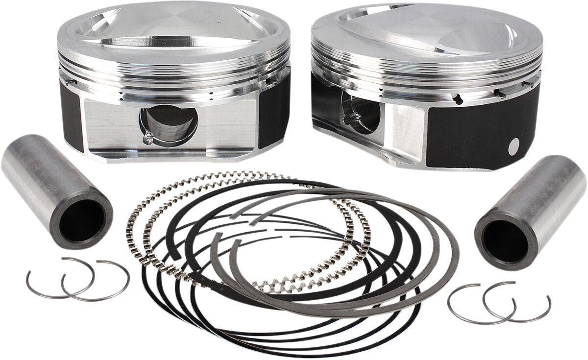 920-0114 - S&S Cycle High Compression Piston Kit For Harley Davidson FLD 1690 2012-2013 Standard