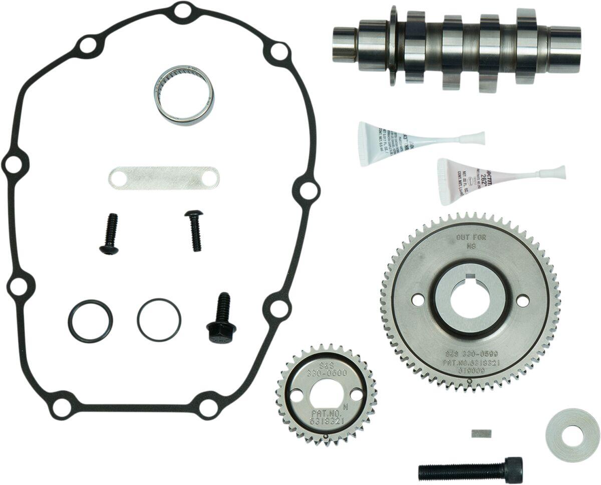 330-0732 - S&S Cycle 590G Gear Drive Camshaft Kit For Harley Davidson FLDE 1750 2018-2020 - Raw