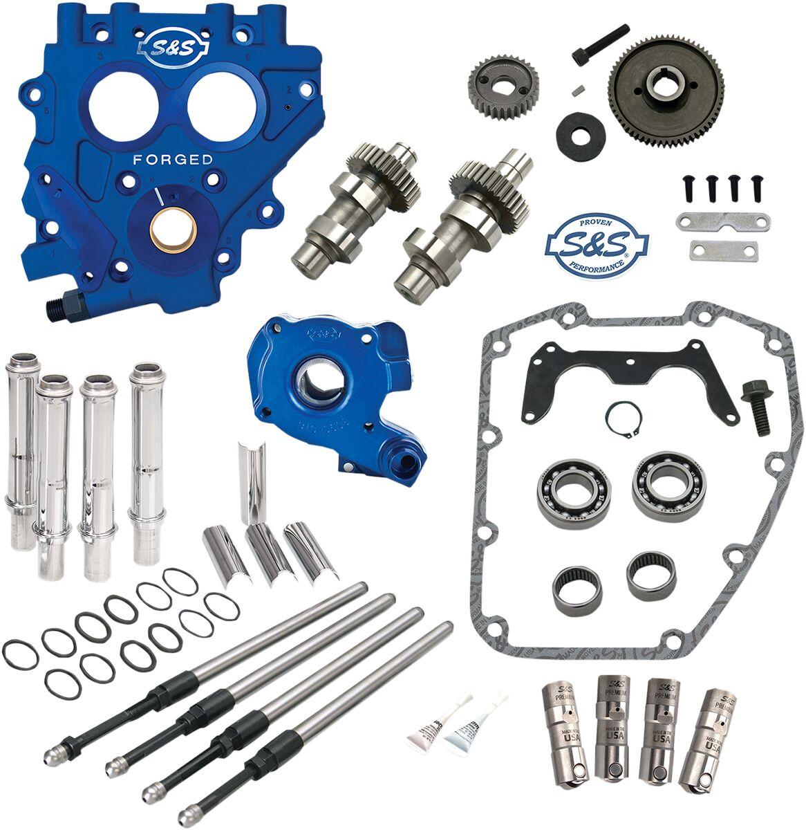 310-0810 - S&S Cycle Gear Drive Cam Chest Kit For Harley Davidson FLHR 1450 1999-2003 Gear 509 Series