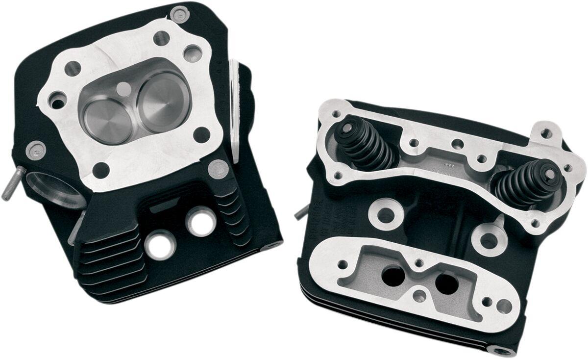 106-4570 - S&S Cycle 82cc Cylinder Head For Harley Davidson FLH 1340 1984 - Black