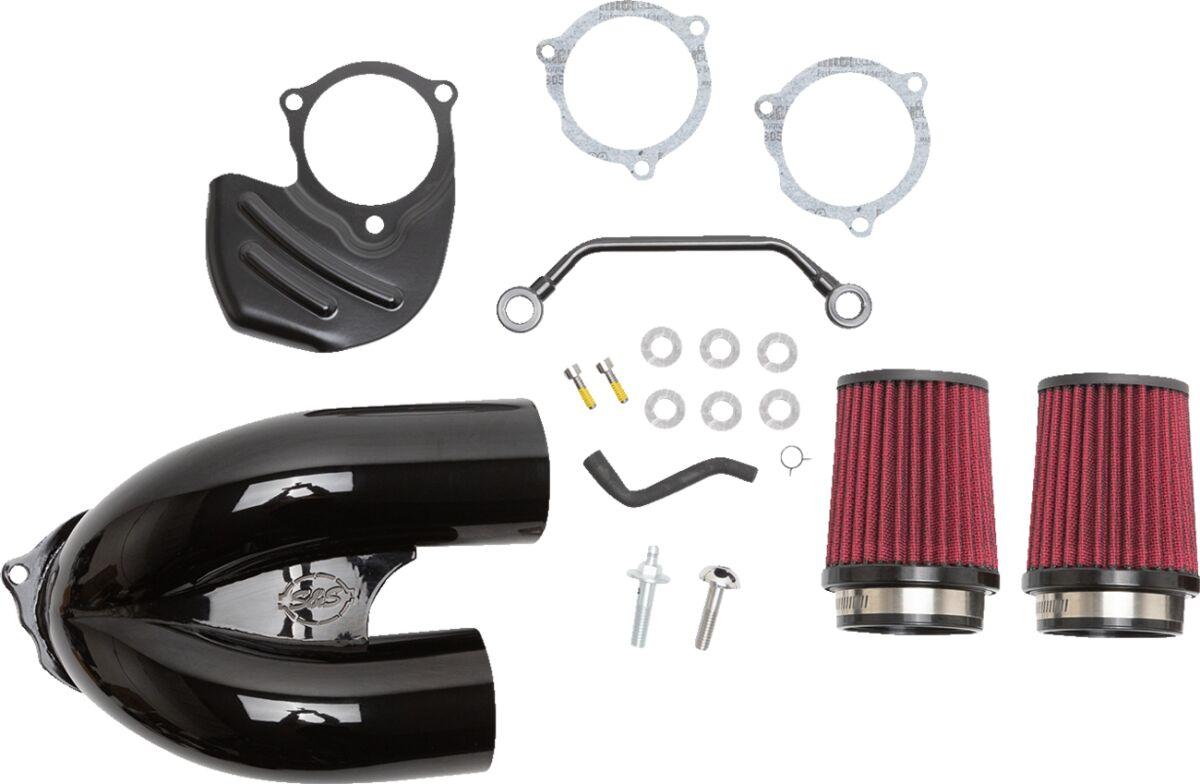 170-0567A - S&S Cycle Tuned Induction Air Cleaner Kit For Harley Davidson FLDE 1750 2018-2020 - Black