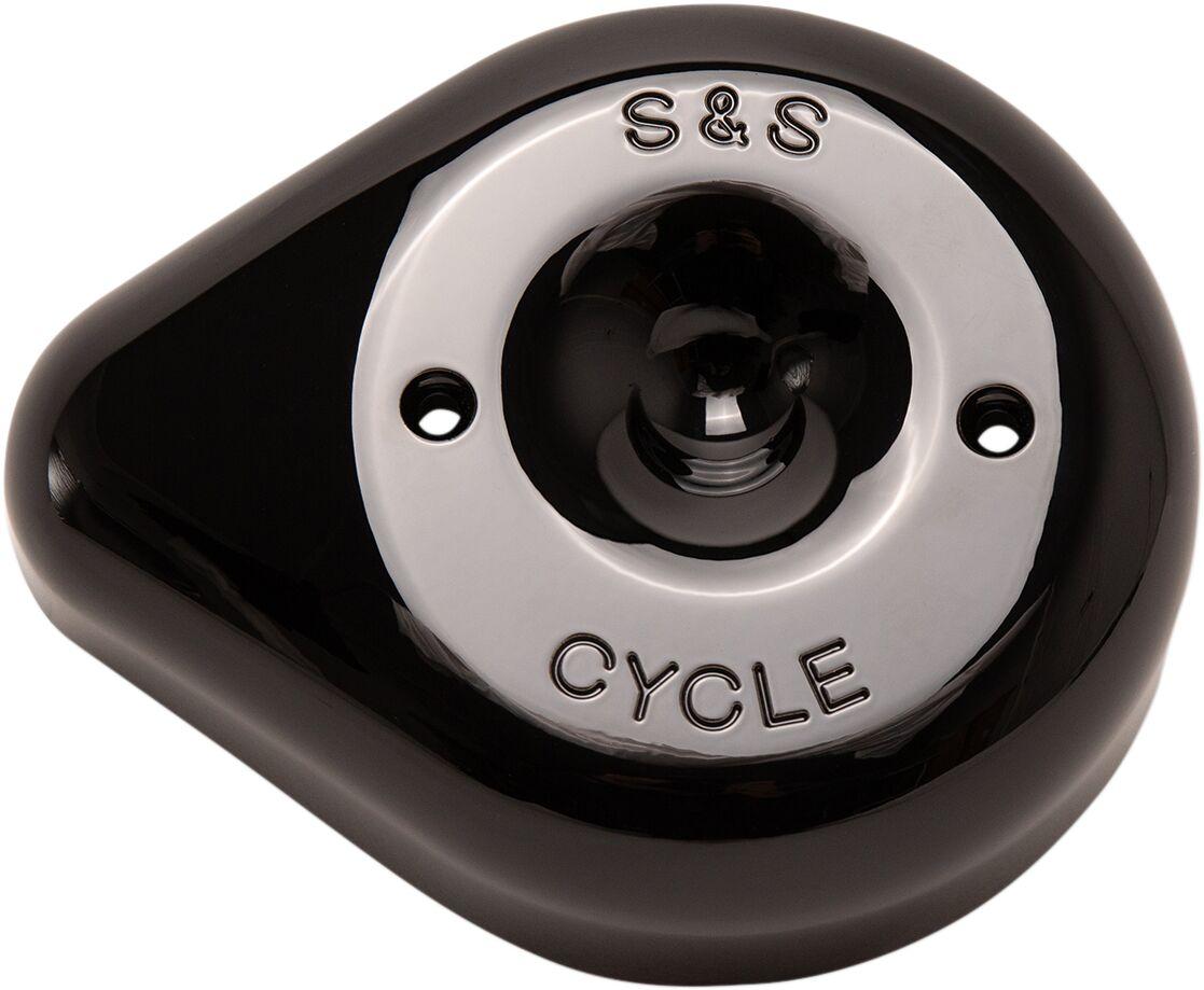 170-0531 - S&S Cycle Teardrop Stealth Air Cleaner Cover For Harley Davidson FLDE 1750 2018-2020 - Black