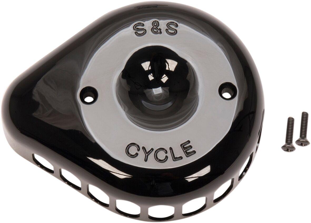170-0366 - S&S Cycle Mini Teardrop Stealth Air Cleaner Cover For Harley Davidson FLDE 1750 2019-2020 - Black