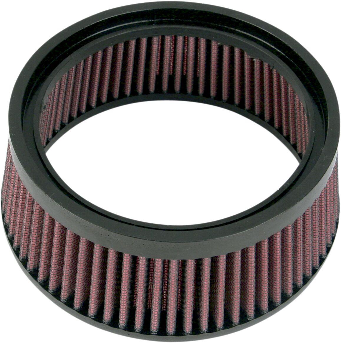 170-0126 - S&S Cycle Replacement Stealth Air Filter for Super Stock Air Cleaners For Harley Davidson FLD 1690 2012-2013 - Black/Red