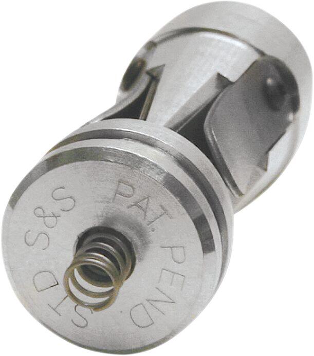 31-2096 - S&S Cycle Crankcase Breather Reed Valve For Harley Davidson FLHR 1340 1994-1998 - Silver