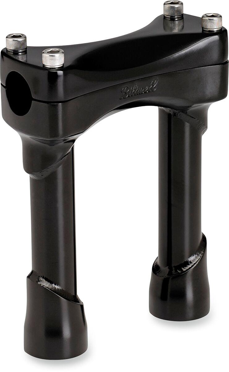 6403-201-10 - Biltwell Murdock Handlebar Risers 25.5 cm (10") - Black/Satin