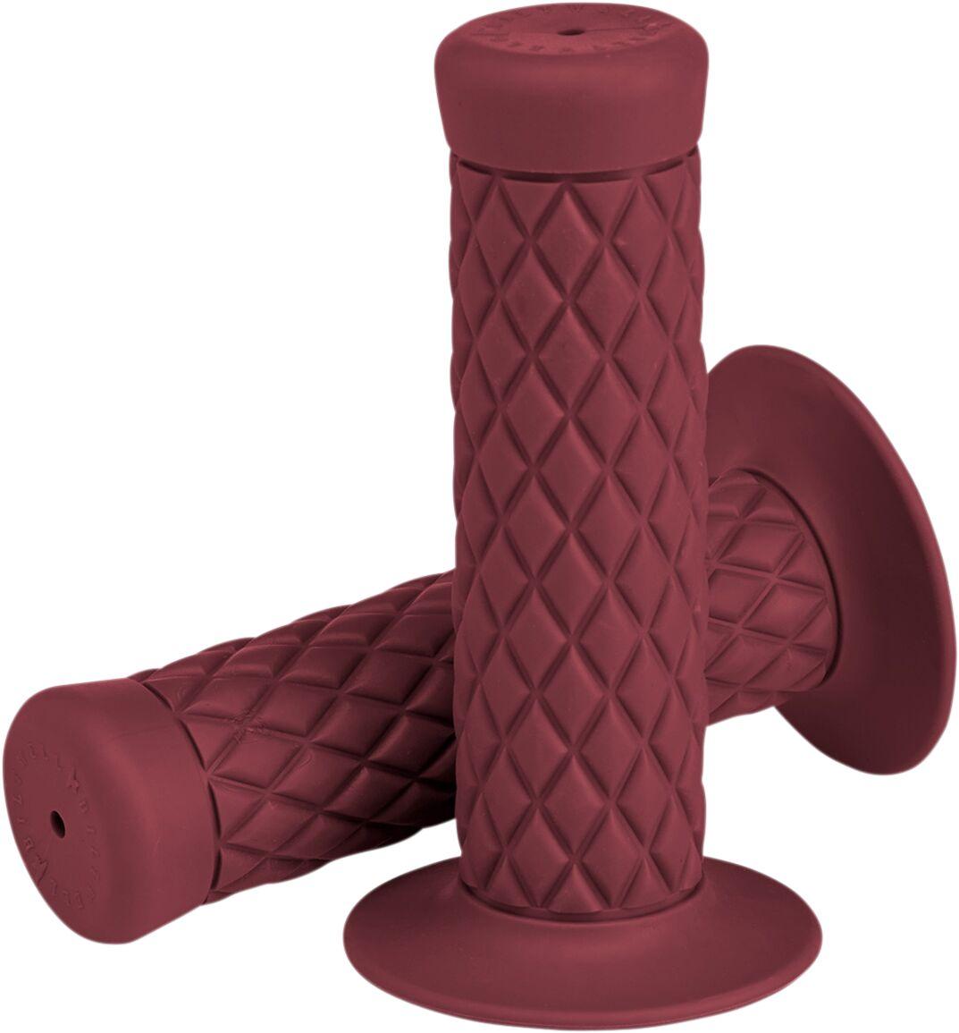 6702-0301 - Biltwell Thruster Bar Grips For 25.4 mm (1") Handlebars - Oxblood