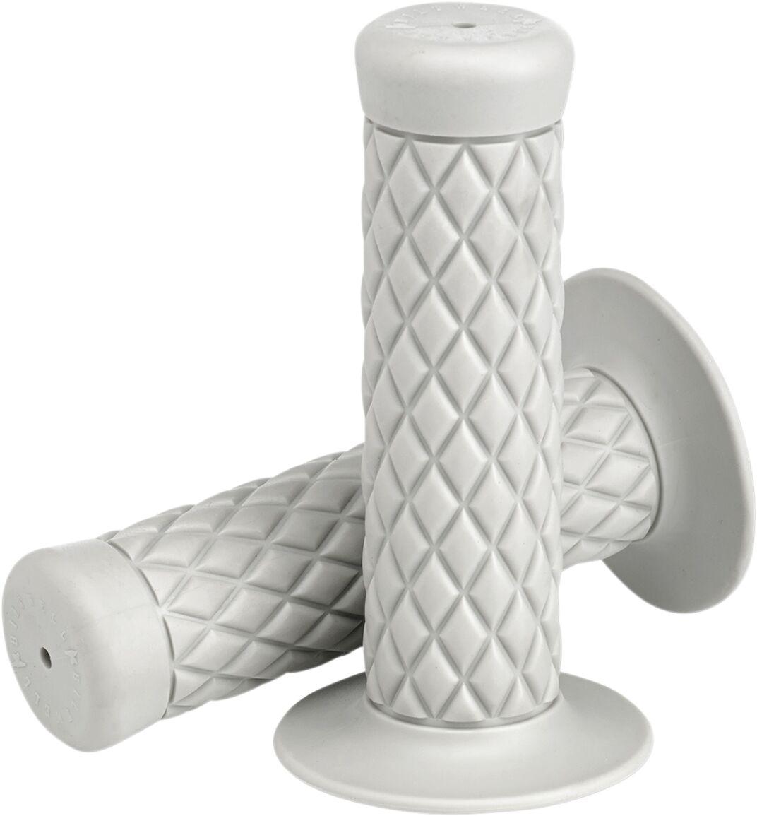 6702-0201 - Biltwell Thruster Bar Grips For 25.4 mm (1") Handlebars - White