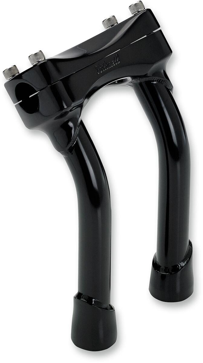 6404-201-08 - Biltwell Murdock Handlebar Risers 20.5 cm (8") - Black/Satin