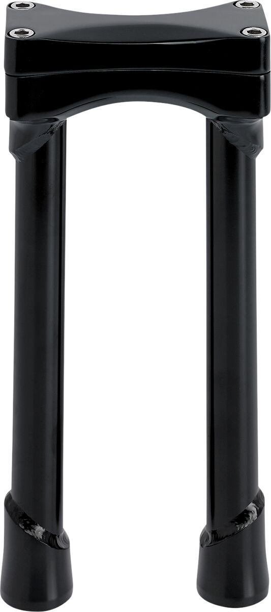 6413-201-10 - Biltwell Murdock O/S Risers 25.5 cm (10") - Black/Satin