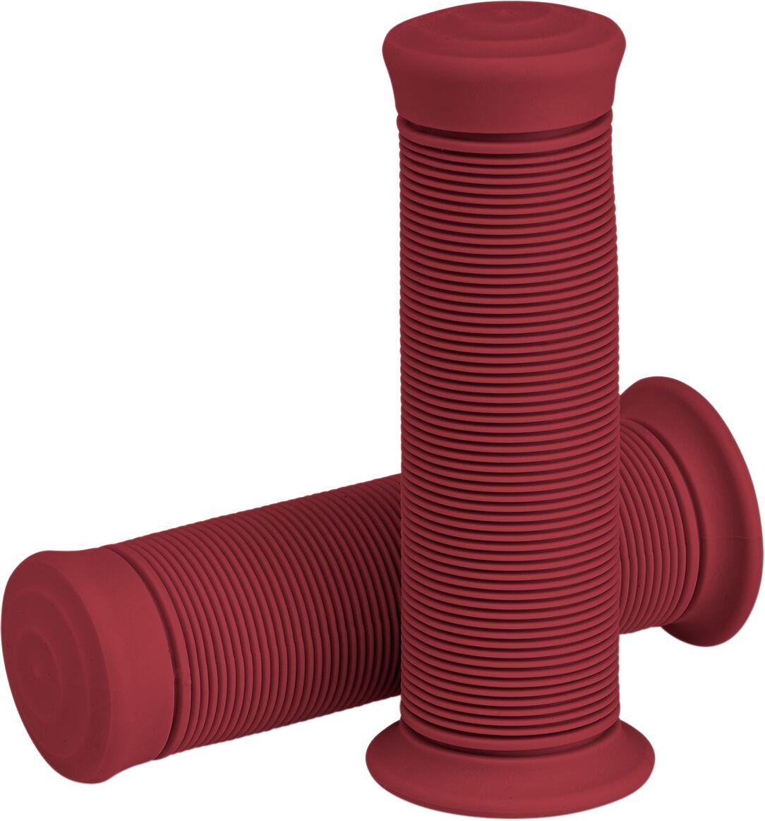 6701-0378 - Biltwell Kung Fu Closed End Grips - Oxblood