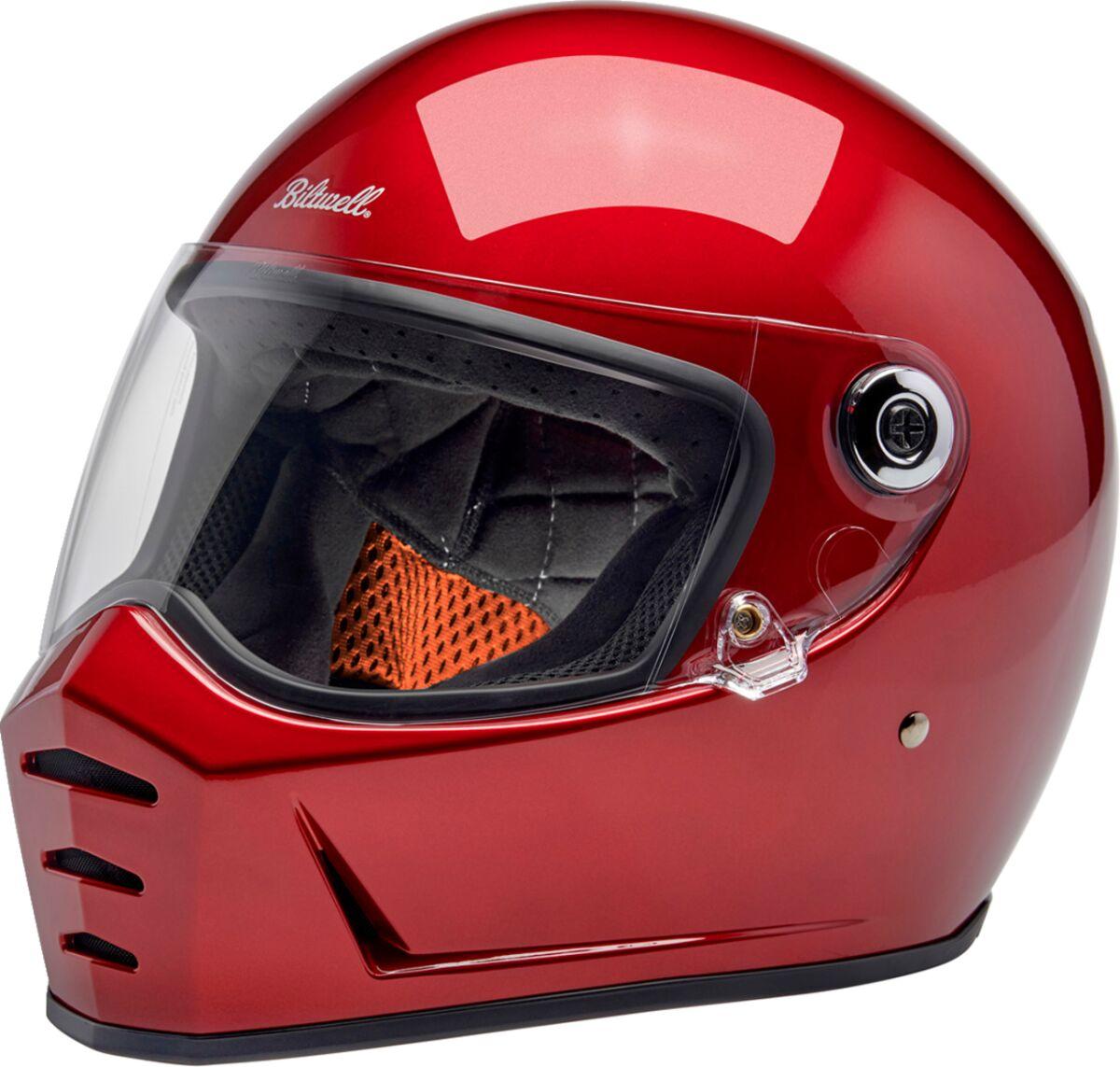 1004-351-502 - Biltwell Lane Splitter 22.06 Helmet Small - Metallic Cherry Red