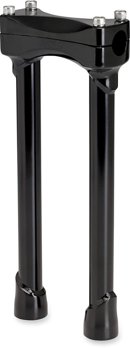 6403-201-12 - Biltwell Murdock Handlebar Risers 30.5 cm (12") - Black/Satin