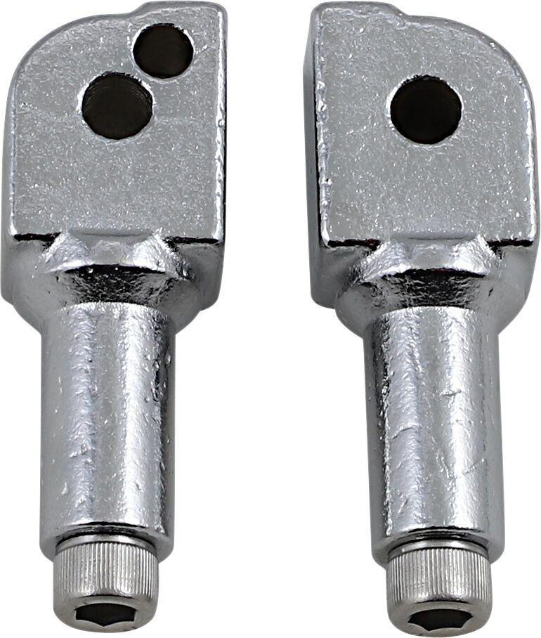 0107-1664-05 - Biltwell Male Clevis Mounts For Harley Davidson FLDE 1750 2018-2020 - Chrome