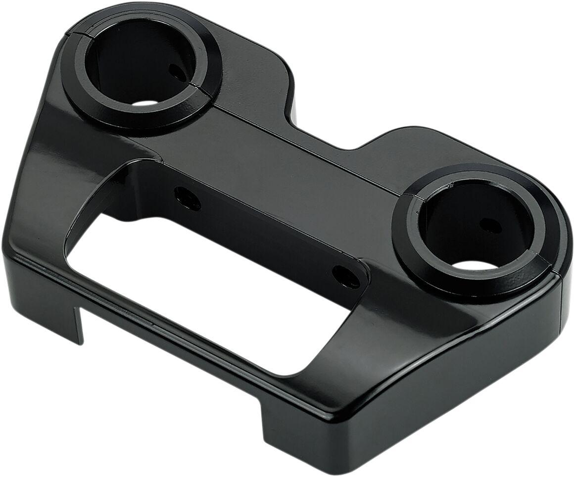 6906-201 - Biltwell Billet Dash Panel For Harley Davidson FLDE 1750 2018-2020 - Black