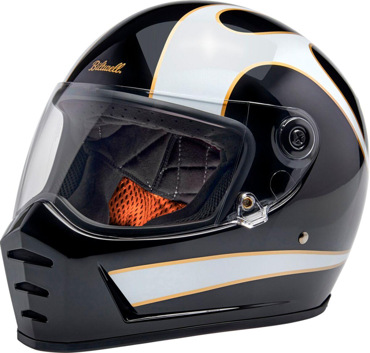 1004-570-504 - Biltwell Lane Splitter 22.06 Helmet Large - Black/White