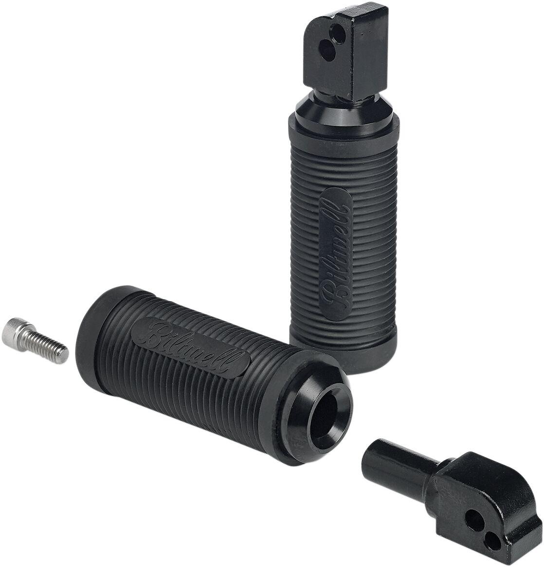 7004-204-04 - Biltwell Norman Footpegs For Harley Davidson FLDE 1750 2018-2020 - Black