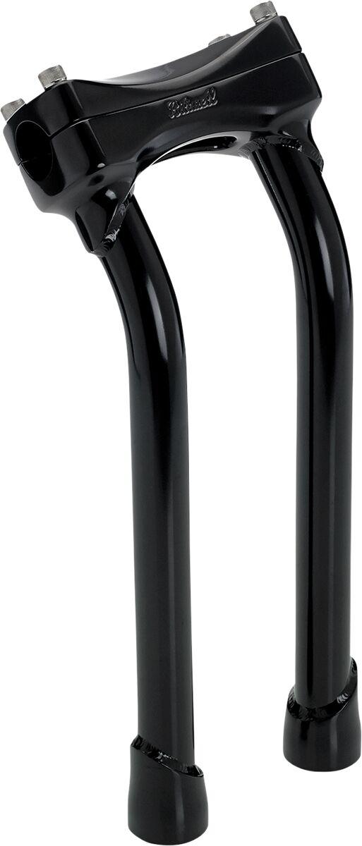 6414-201-12 - Biltwell Murdock O/S Risers 30.5 cm (12") - Black/Satin